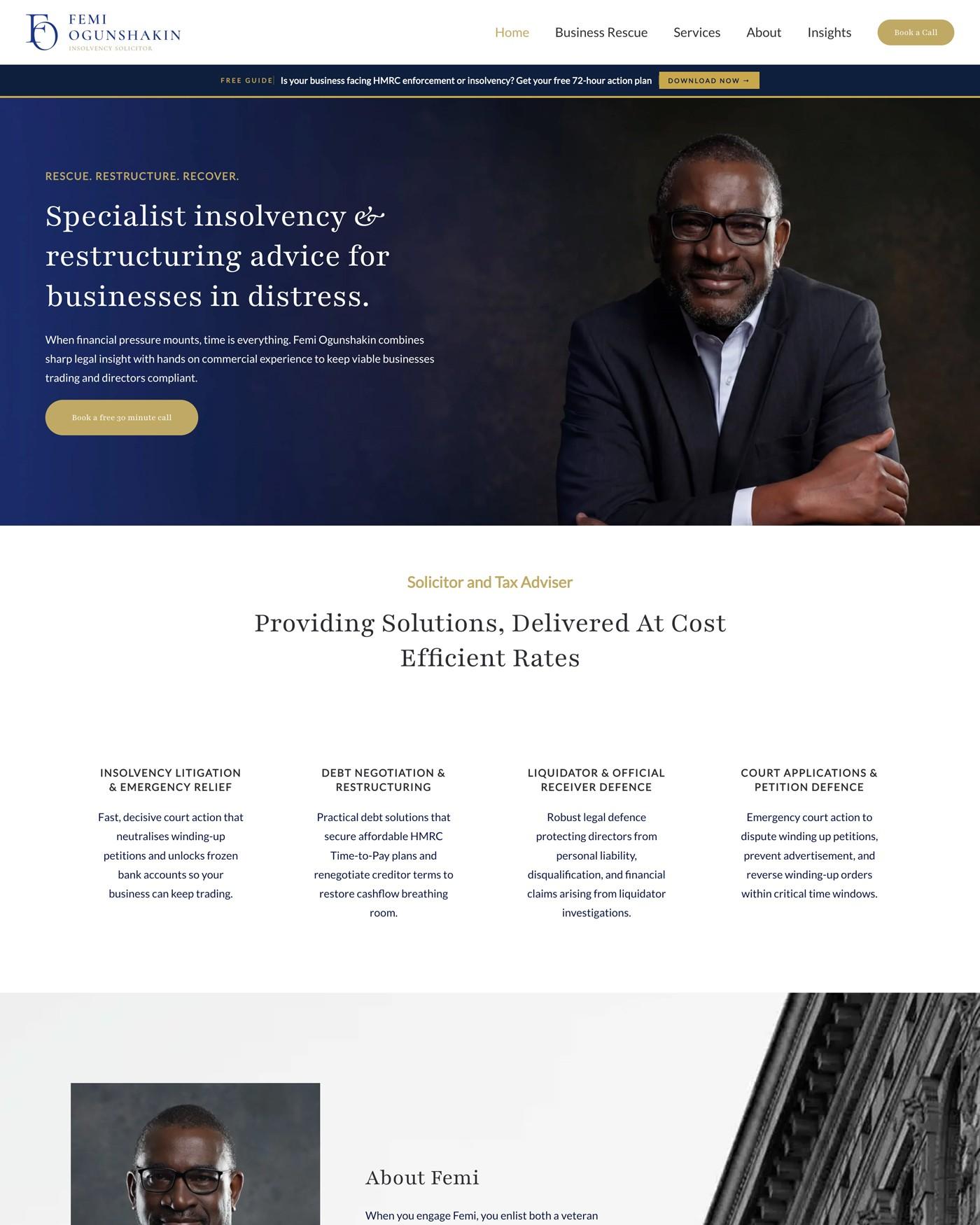 Femi Ogunshakin website