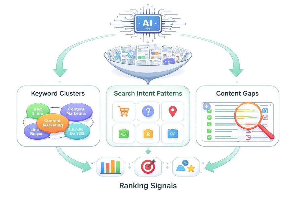 AI keyword research process