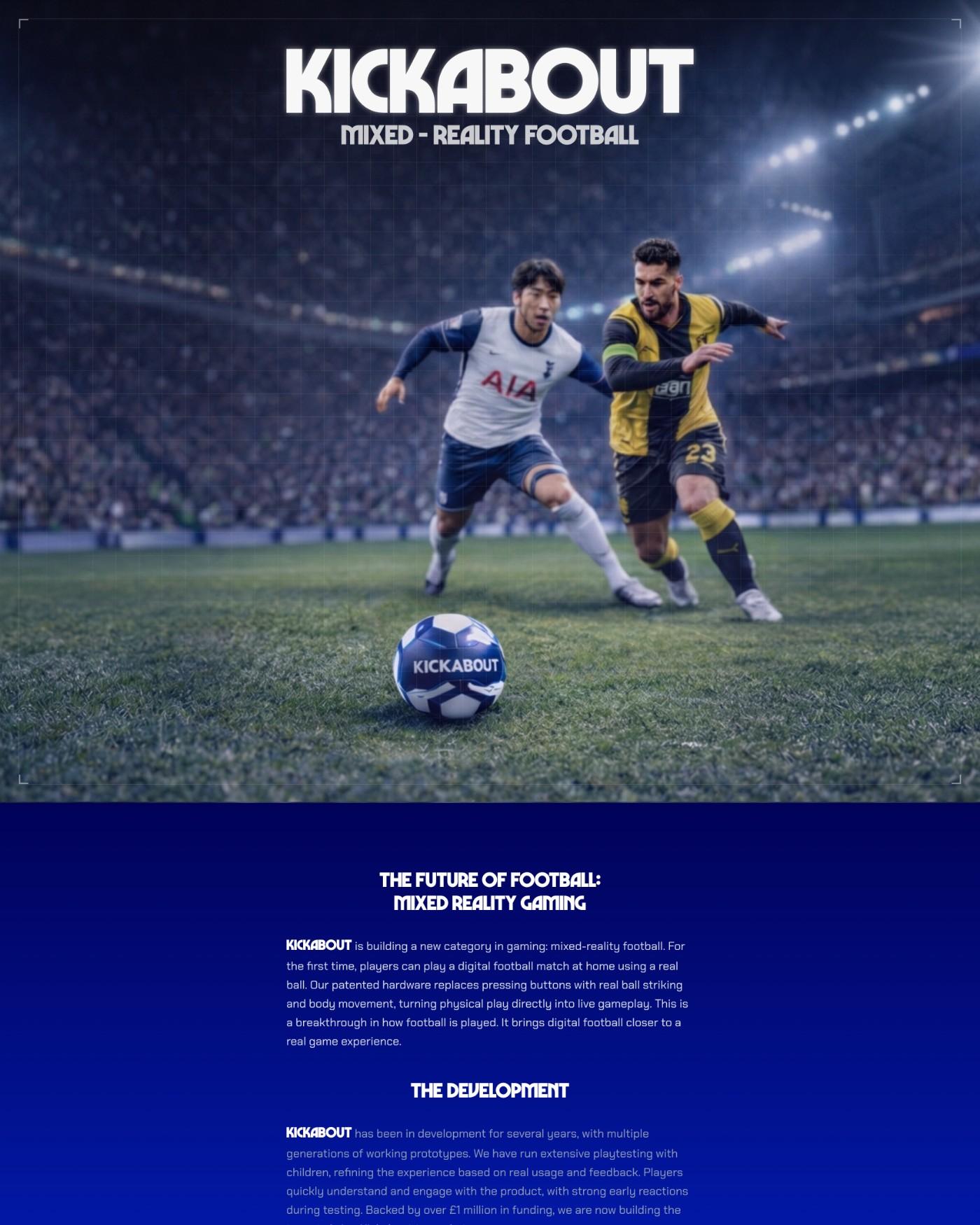 Kickabout website