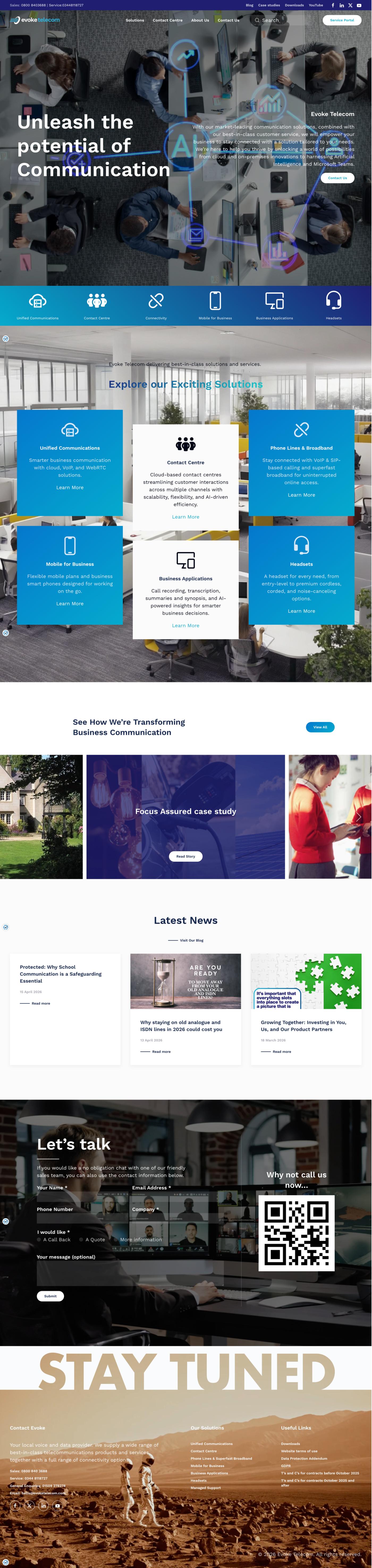 Evoke Telecom — Local Business