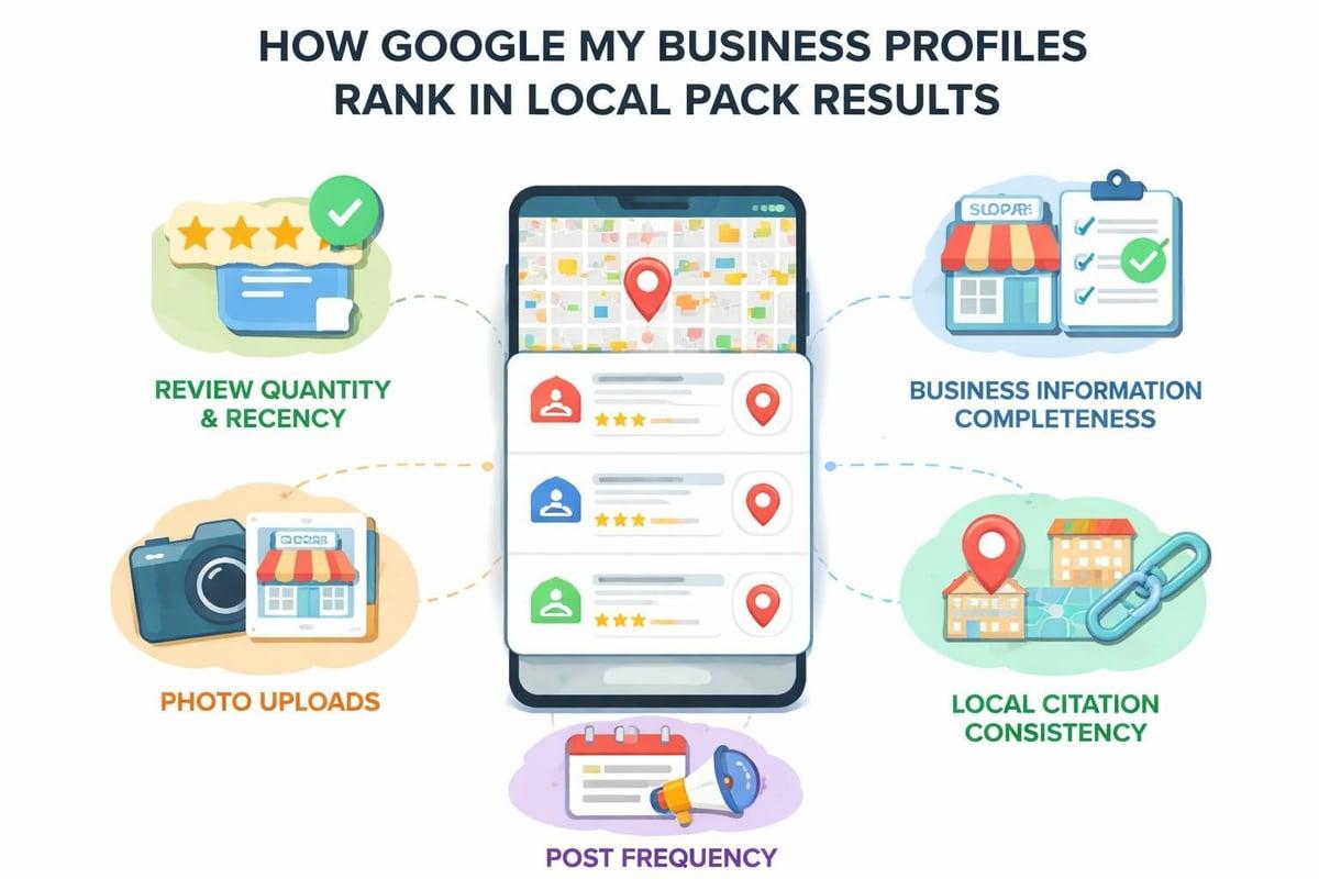 Google My Business optimization workflow