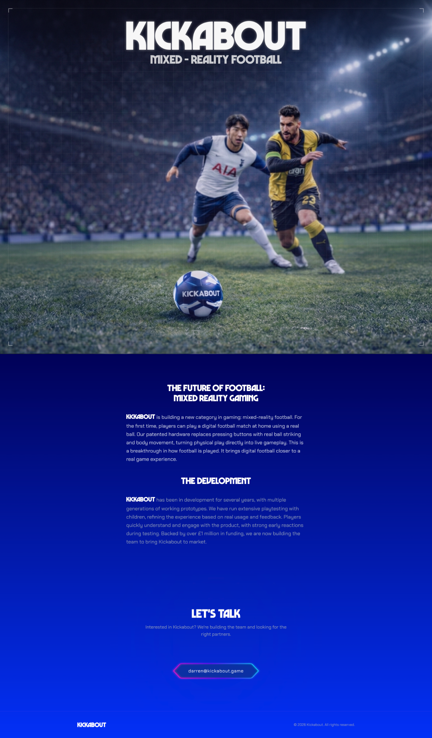 Kickabout — Creative project