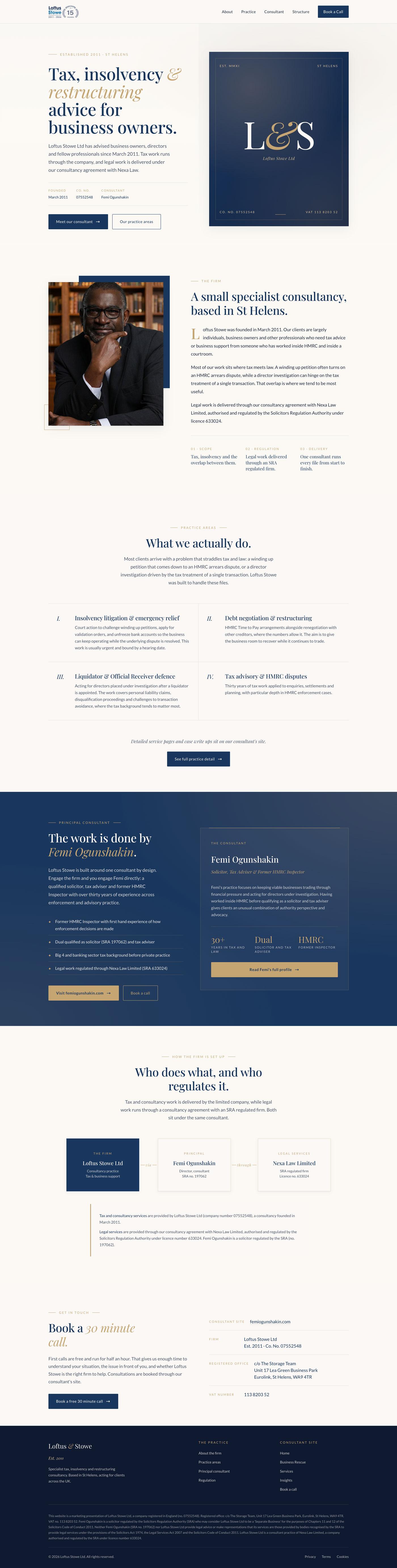 Loftus Stowe — Corporate