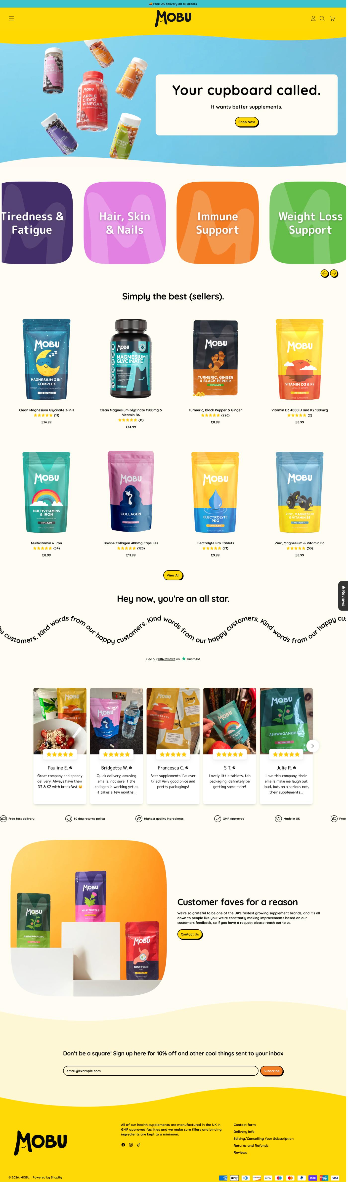 Mobu — E-Commerce project